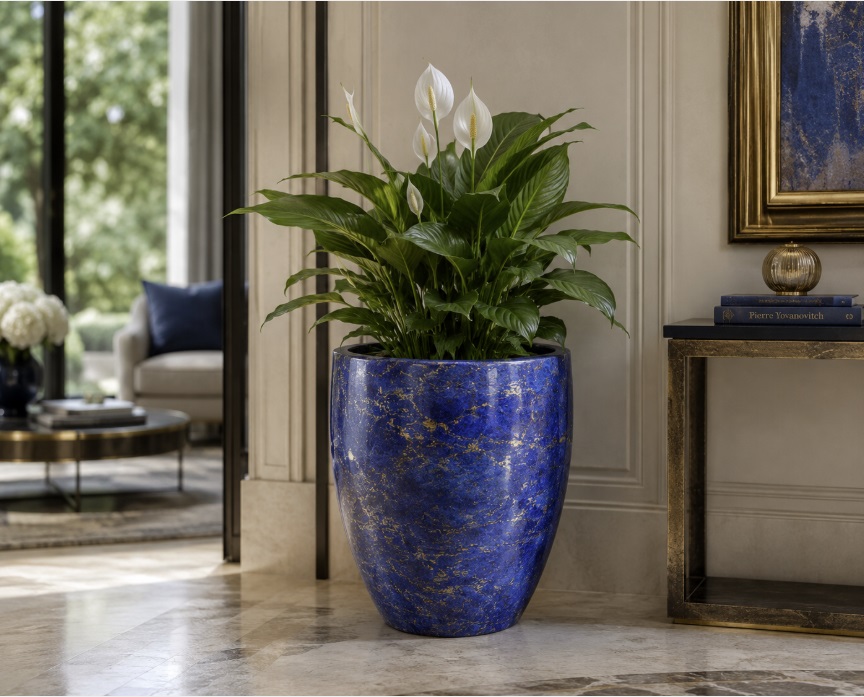 lapis lazzuli pot